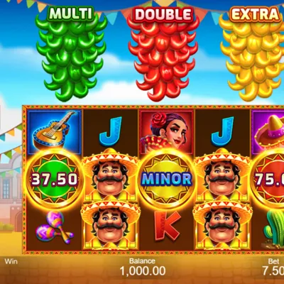 3 Hot Chillies slot with the WonderPot progressive jackpot