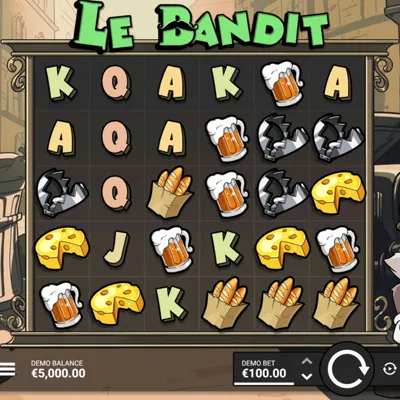 Le Bandit slot eligible for the WonderPot jackpot