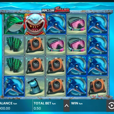 Razor Shark slot eligible for the WonderPot jackpot